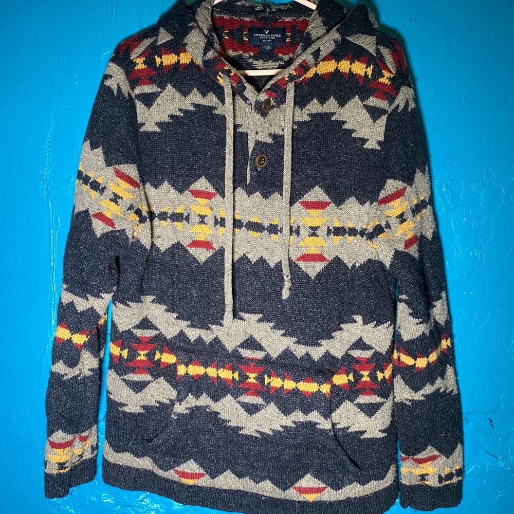 American eagle Tribal sweater